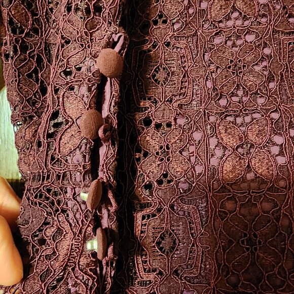 Free People Honey Honey Mini Dress NWT Purple Size 8 - Picture 7 of 16